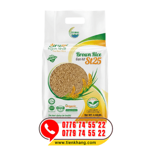 Gạo Lứt ST25 Hữu Cơ Xuất Khẩu - Túi (2kg)